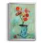 Orange Pop - Modern Framed Canvas Print