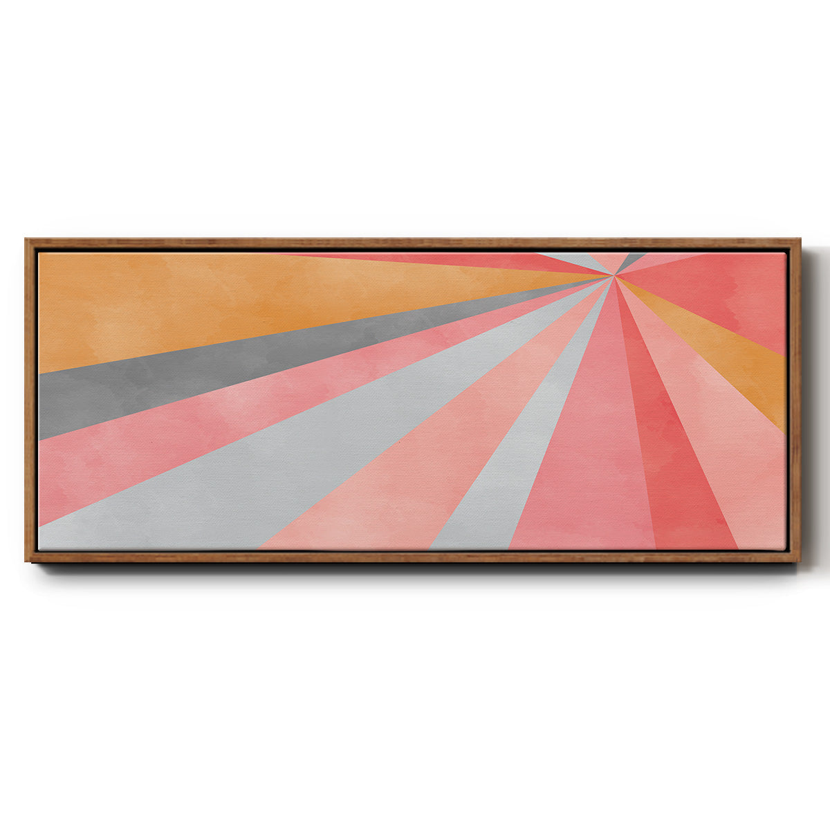 Geometric - Floater Framed Canvas Print