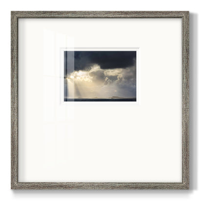 Rays of Light- Premium Framed Print Double Matboard