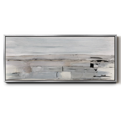Faraway Field - Floater Framed Canvas Print