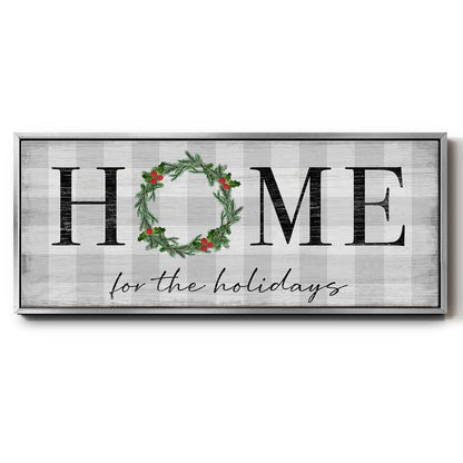 Home for the Holidays - Floater Framed Canvas Print