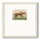 Vintage Equestrian II Premium Framed Print Double Matboard