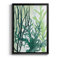 Textured Coral II - Modern Framed Canvas Print