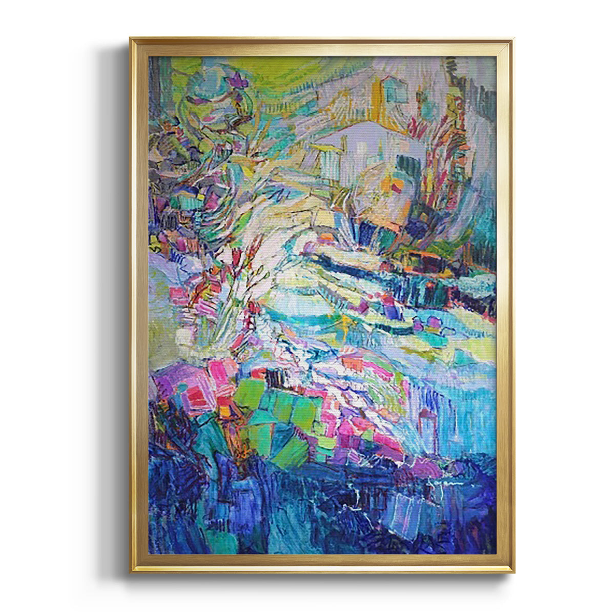 Gathering up the Goddess III - Modern Framed Canvas Print