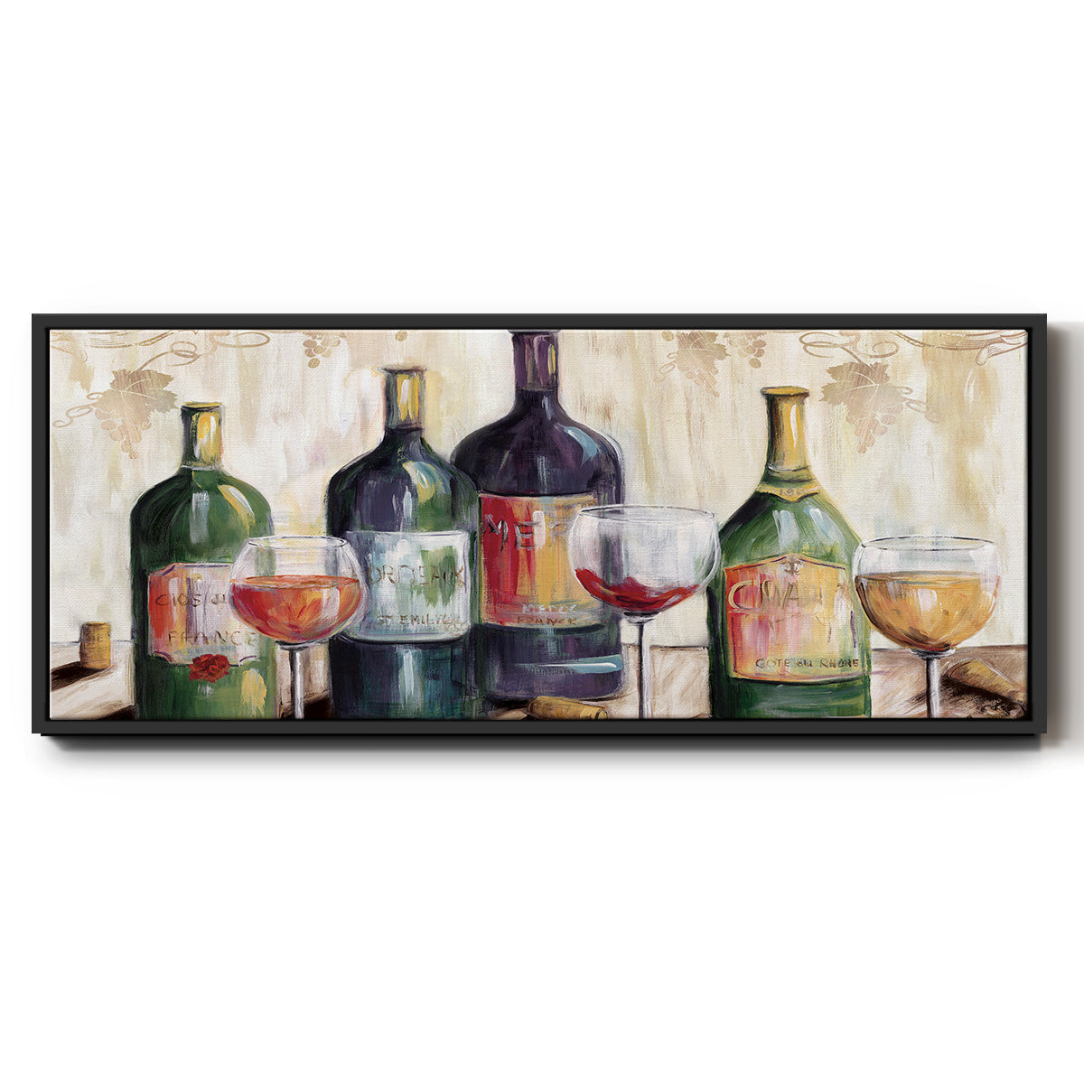 The Dinner Party - Floater Framed Canvas Print