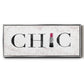 Chic - Floater Framed Canvas Print