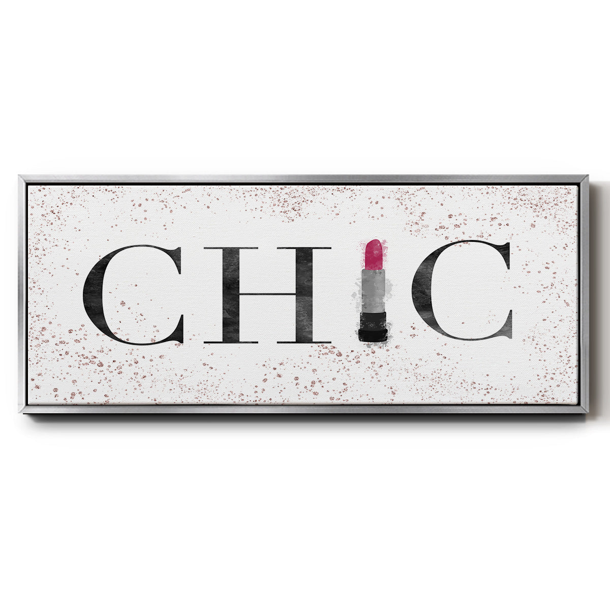 Chic - Floater Framed Canvas Print