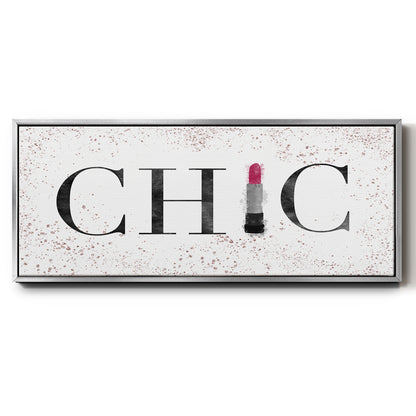 Chic - Floater Framed Canvas Print