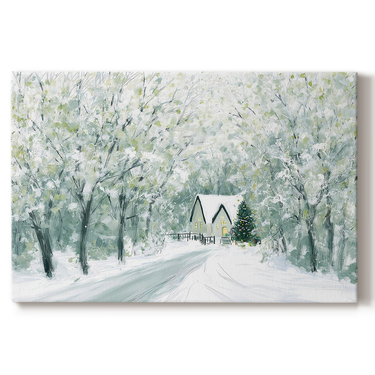 Chapel of Snowwhite Blessing - Canvas Art Print