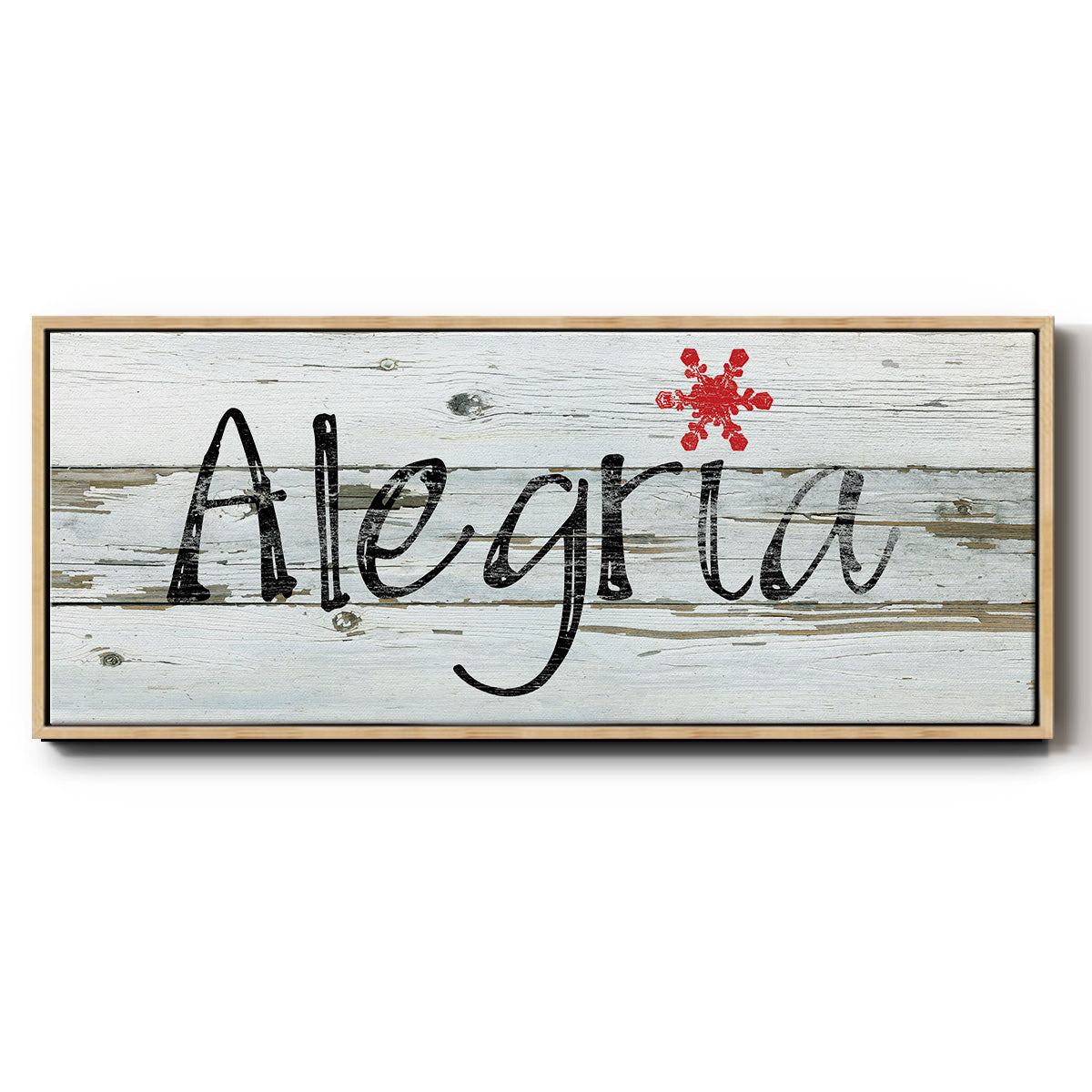 Alegria - Floater Framed Canvas Print