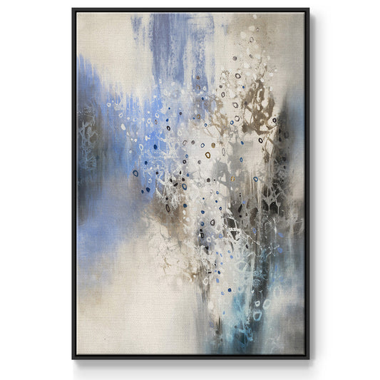 Glacier Stones - Floater Framed Canvas Print