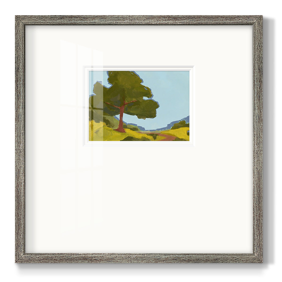 Bright Park II Premium Framed Print Double Matboard