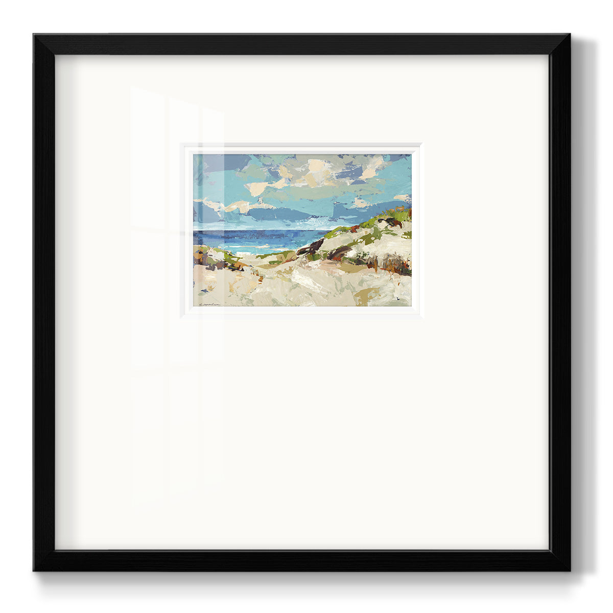 Dunes I - Double Matboard Framed Print