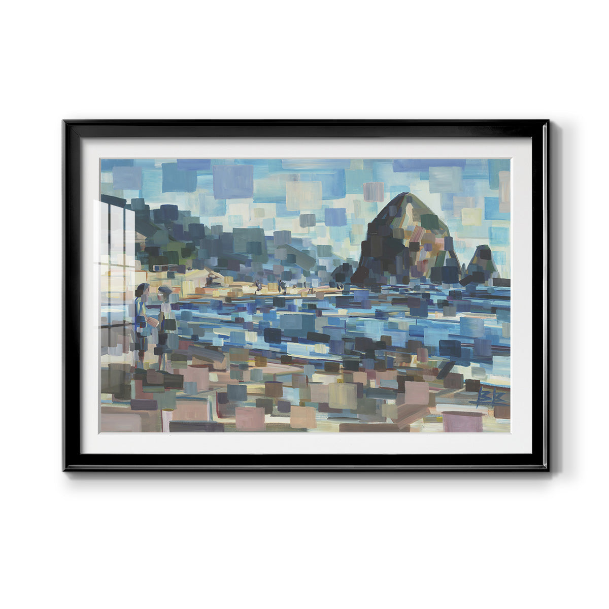 Evening in Cannon Beach - Modern Framed Art Print