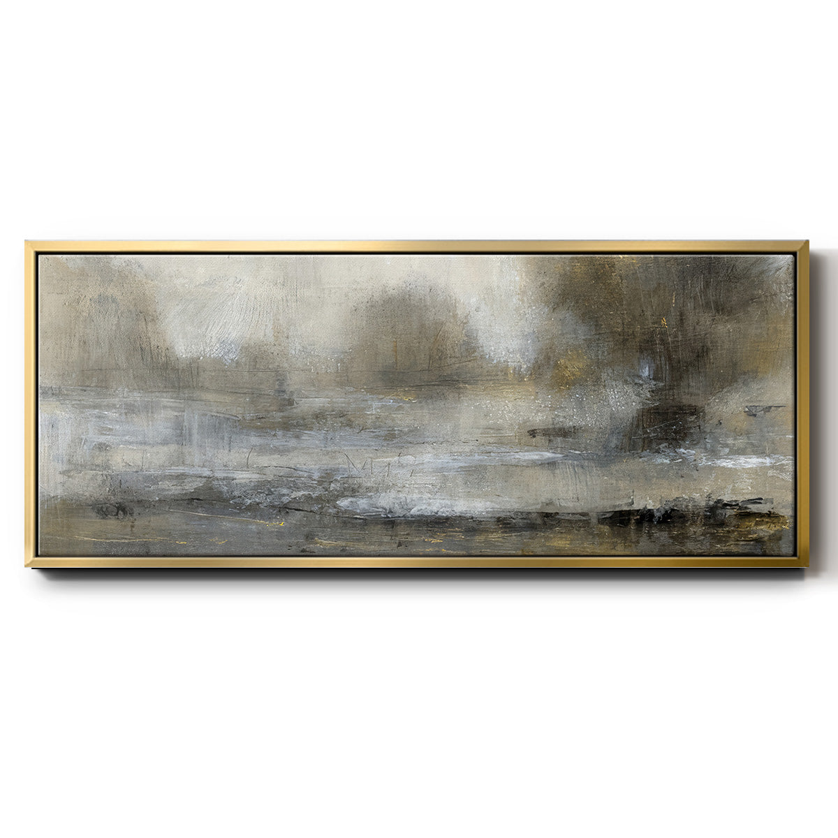 Gilt Landscape I - Floater Framed Canvas Print