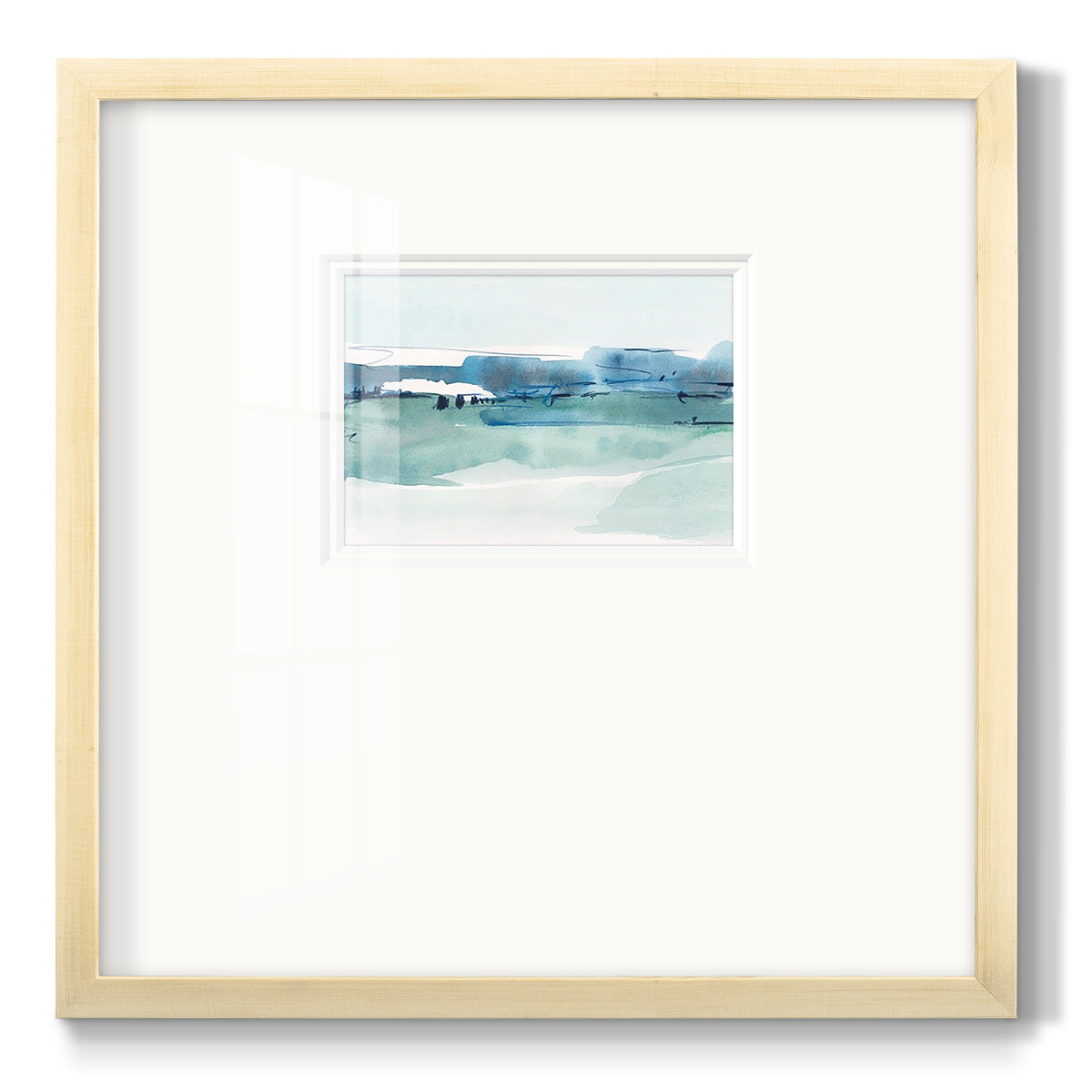 Ultramarine Vista I Premium Framed Print Double Matboard