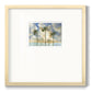 Palms in the Wind - Double Matboard Framed Print