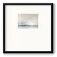 Soft Distance - Double Matboard Framed Print