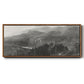 The Smoky Mountains - Floater Framed Canvas Print