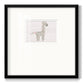 Floral Giraffe - Double Matboard Framed Print