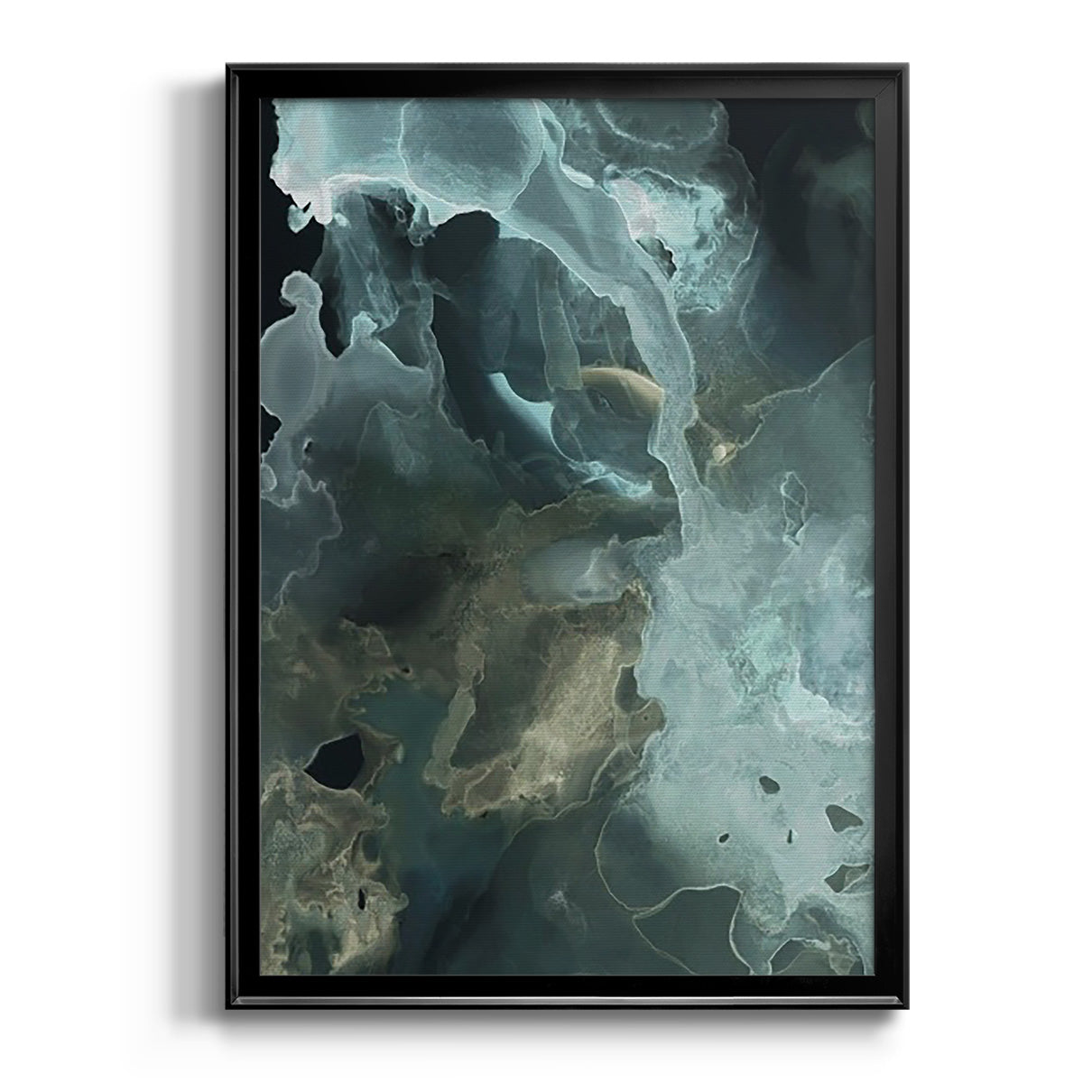 Gilded Spector II - Modern Framed Canvas Print