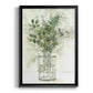 Delicate Greenery I - Modern Framed Canvas Print