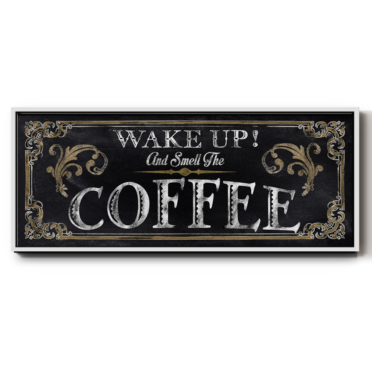 Wake Up! - Floater Framed Canvas Print