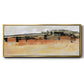 Bridges Ochre II - Floater Framed Canvas Print