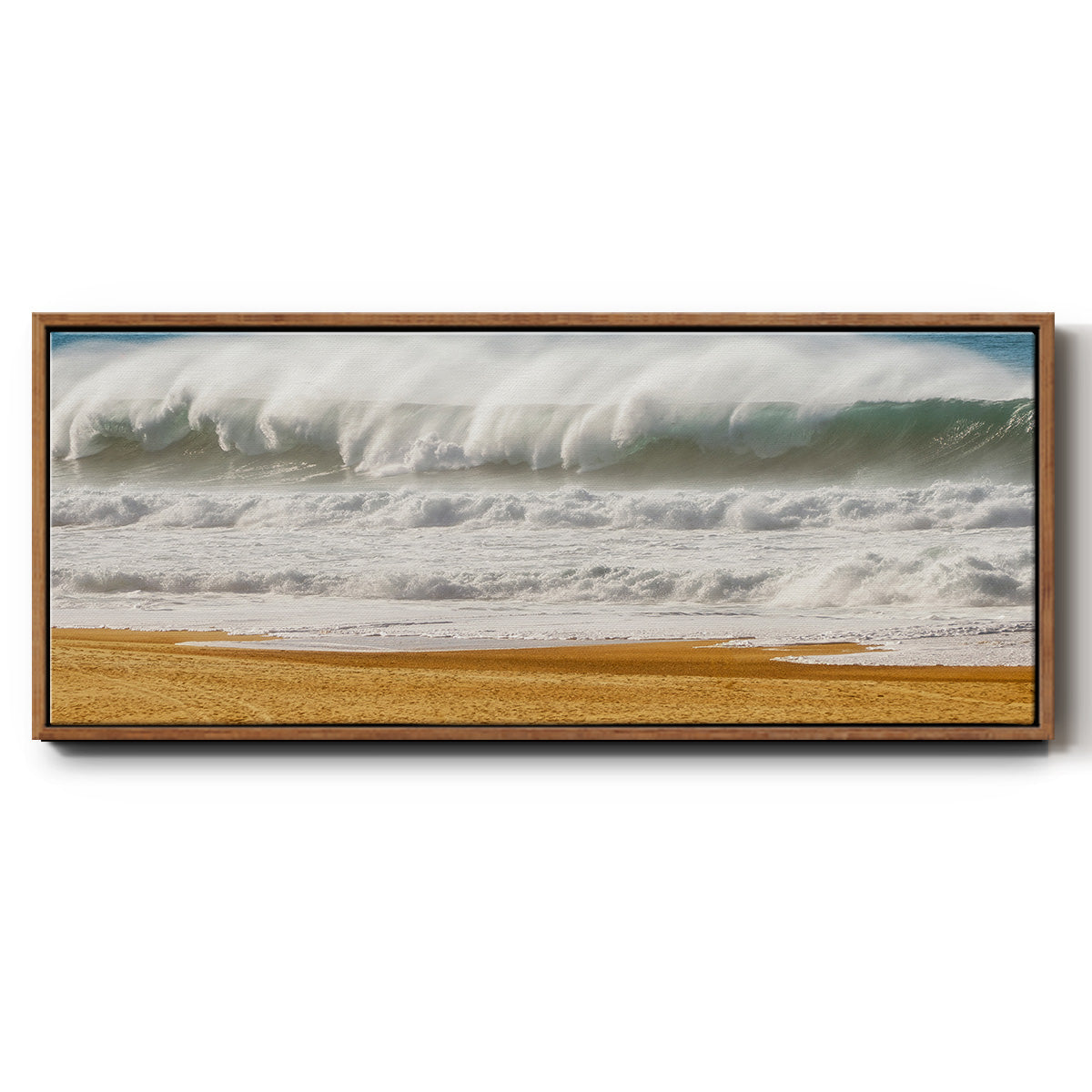 The Challenge - Floater Framed Canvas Print