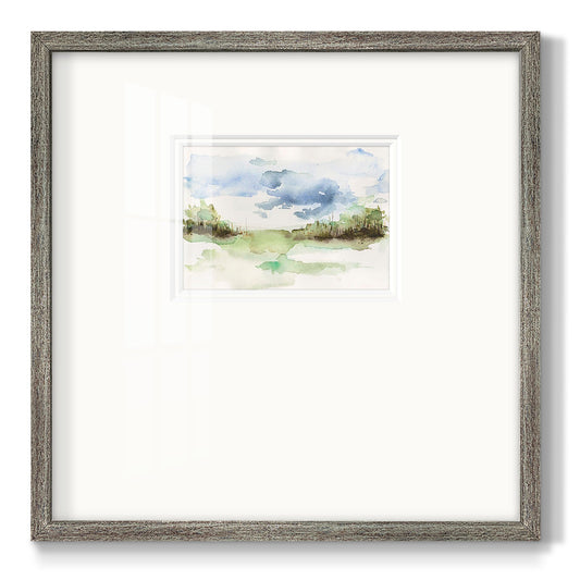 Brush Thickets I Premium Framed Print Double Matboard