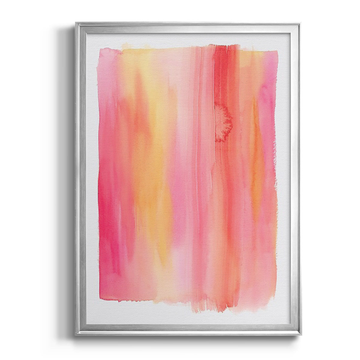 Summer Sherbet Wash I - Modern Framed Canvas Print