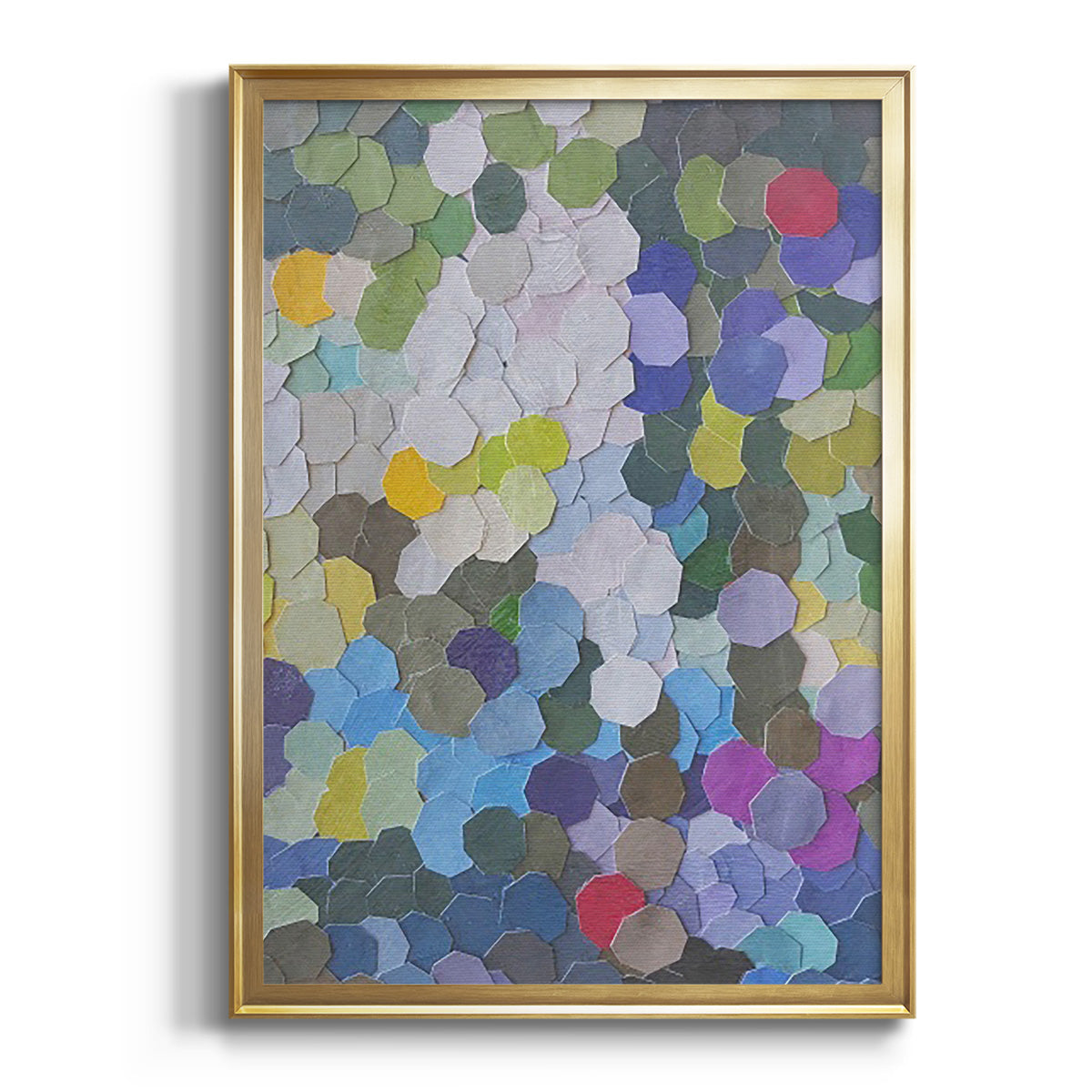 Doris Duke Garden - Modern Framed Canvas Print