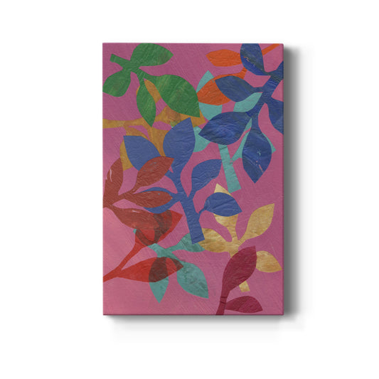 Vivid Stems II Premium Gallery Wrapped Canvas - Ready to Hang