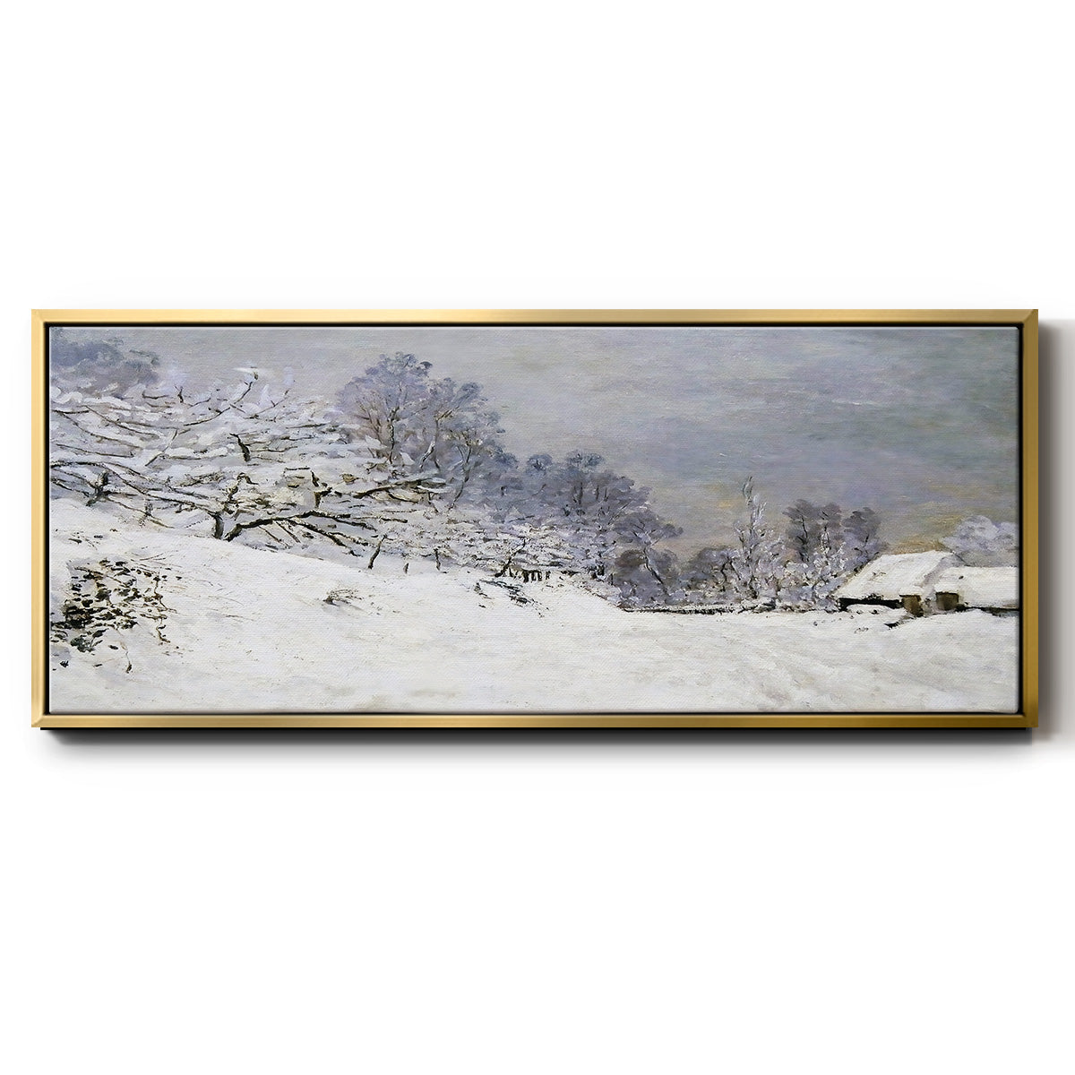 The Road in Front of Saint - Floater Framed Canvas Print