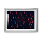Crimson Constellation - Modern Framed Art Print