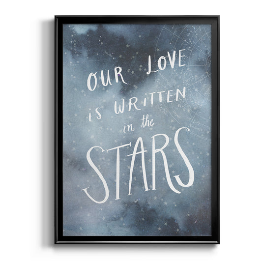 Celestial Love IV - Modern Framed Canvas Print