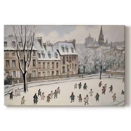 Pearled Holm and Ivy - Canvas Art Print