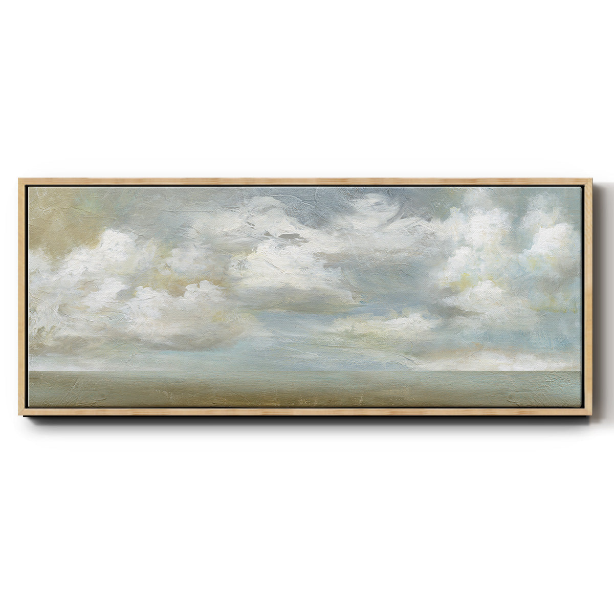 Cloudscape Vista III - Floater Framed Canvas Print