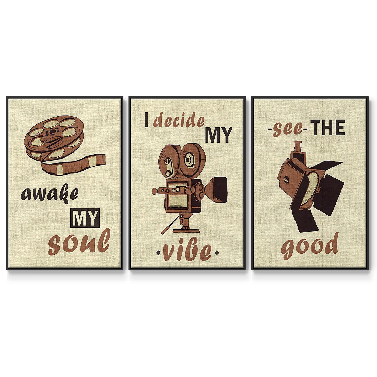 Morning Routine IV - Floater Framed Canvas Set