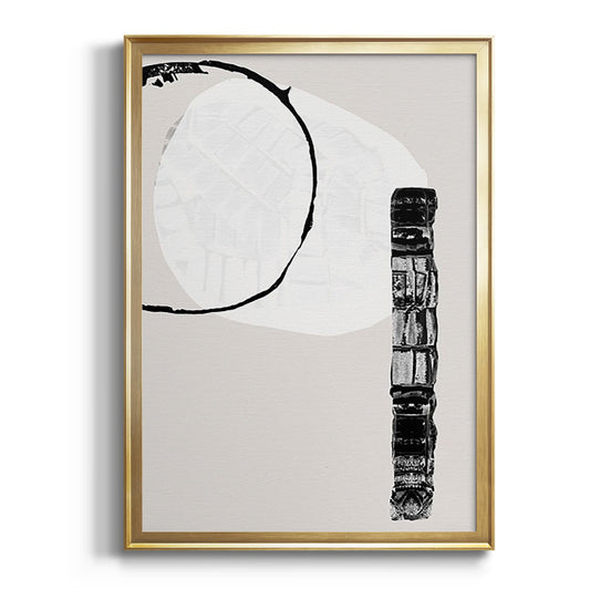 Zen Shapes II - Modern Framed Canvas Print