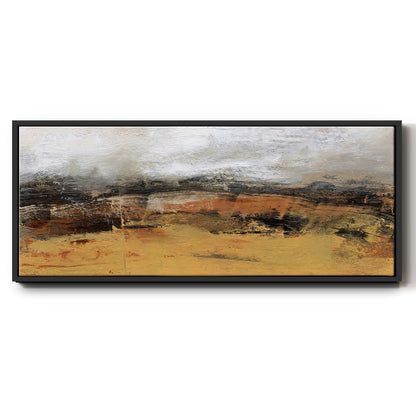 Bridges Ochre IV  - Floater Framed Canvas Print