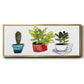 Vibing Succulents II - Floater Framed Canvas Print