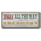 Jingle All the Way - Floater Framed Canvas Print