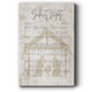 Silent Night Song Sheet - Gallery Wrapped Canvas