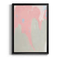 Blushing Abstract IV - Modern Framed Canvas Print