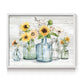 Sunflower Extravaganza - Restickable Framed Art Print