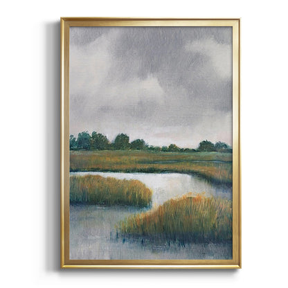 Salt Marshes I - Modern Framed Canvas Print