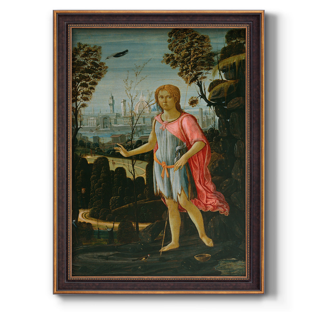 Saint John the Baptist - Ornate Framed Canvas Print