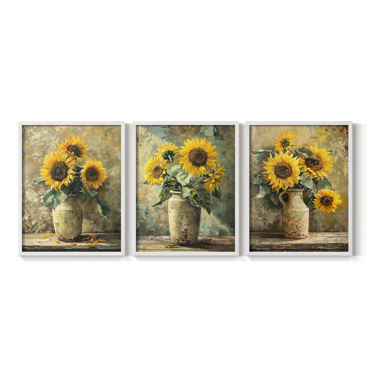 Floral Study Series CLXXI - Restickable Framed Art Set