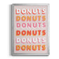 Donuts - Modern Framed Canvas Print